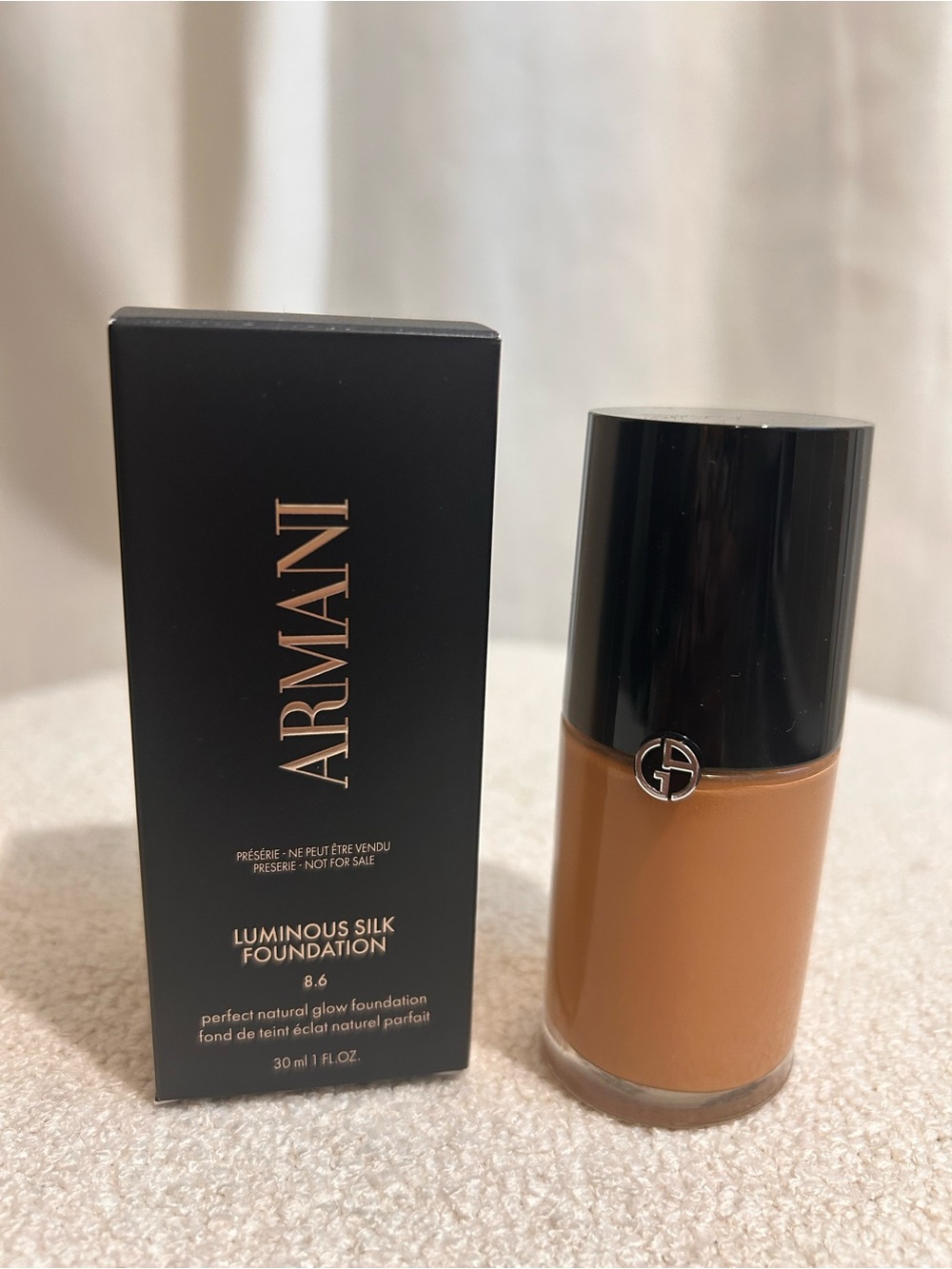 Armani Luminous Silk Foundation 8.6 | New PR Sample | Full Size